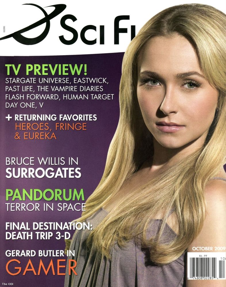 SCI FI magazine side cover  Vol 15 # 5 October 2009