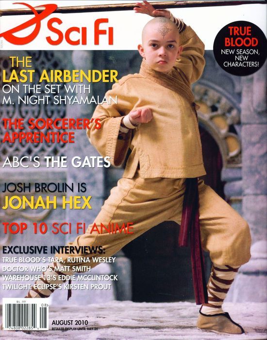 SCI FI magazine side cover  Vol 16 # 4 August 2010