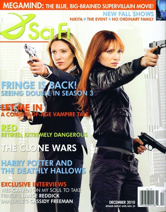 SCI FI magazine side cover  Vol 16 # 6 December 2010