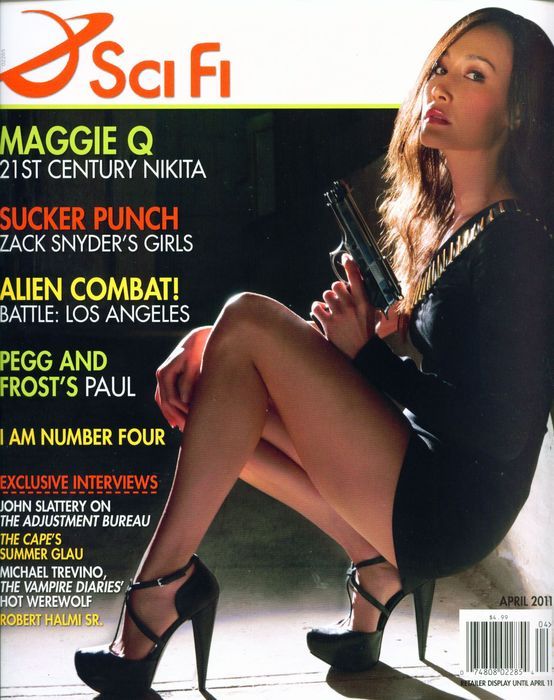 SCI FI magazine side cover  Vol 17 # 2 April 2011