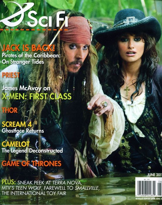 SCI FI magazine side cover  Vol 17 # 3 June 2011