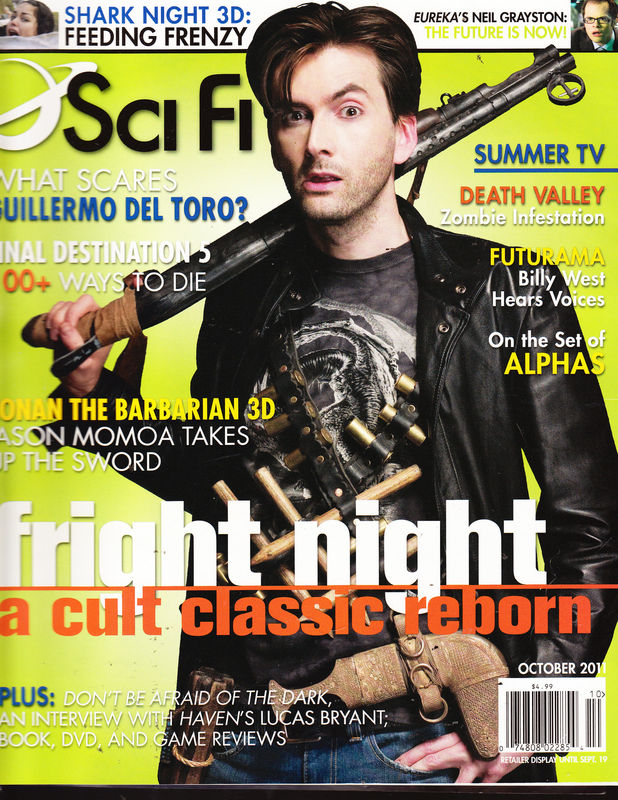 SCI FI magazine side cover  Vol 17 # 5 October 2011