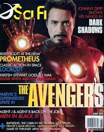 SCI FI magazine side cover  Vol 18 # 3 June 2012