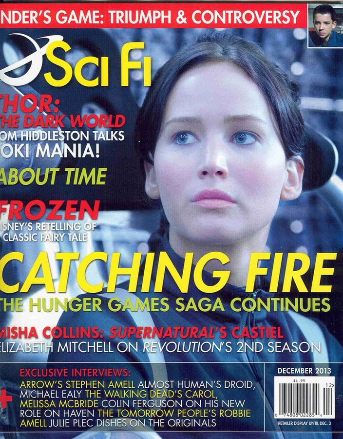 SCI FI magazine side cover December 2013