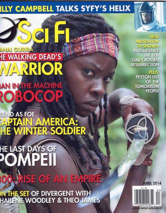 SCI FI magazine side cover April 2014