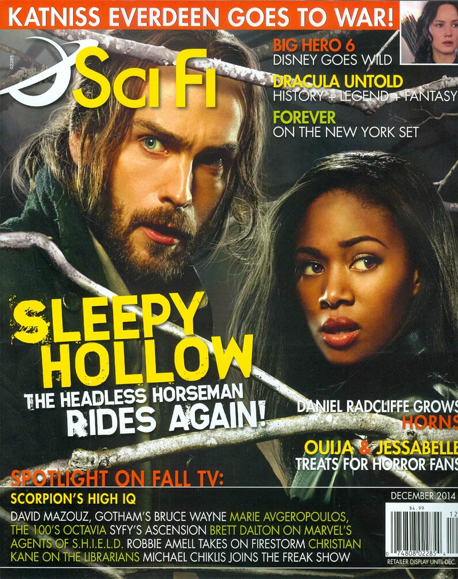 SCI FI magazine side cover December 2014