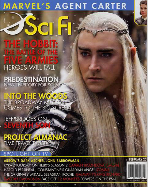 SCI FI magazine side cover February 2015