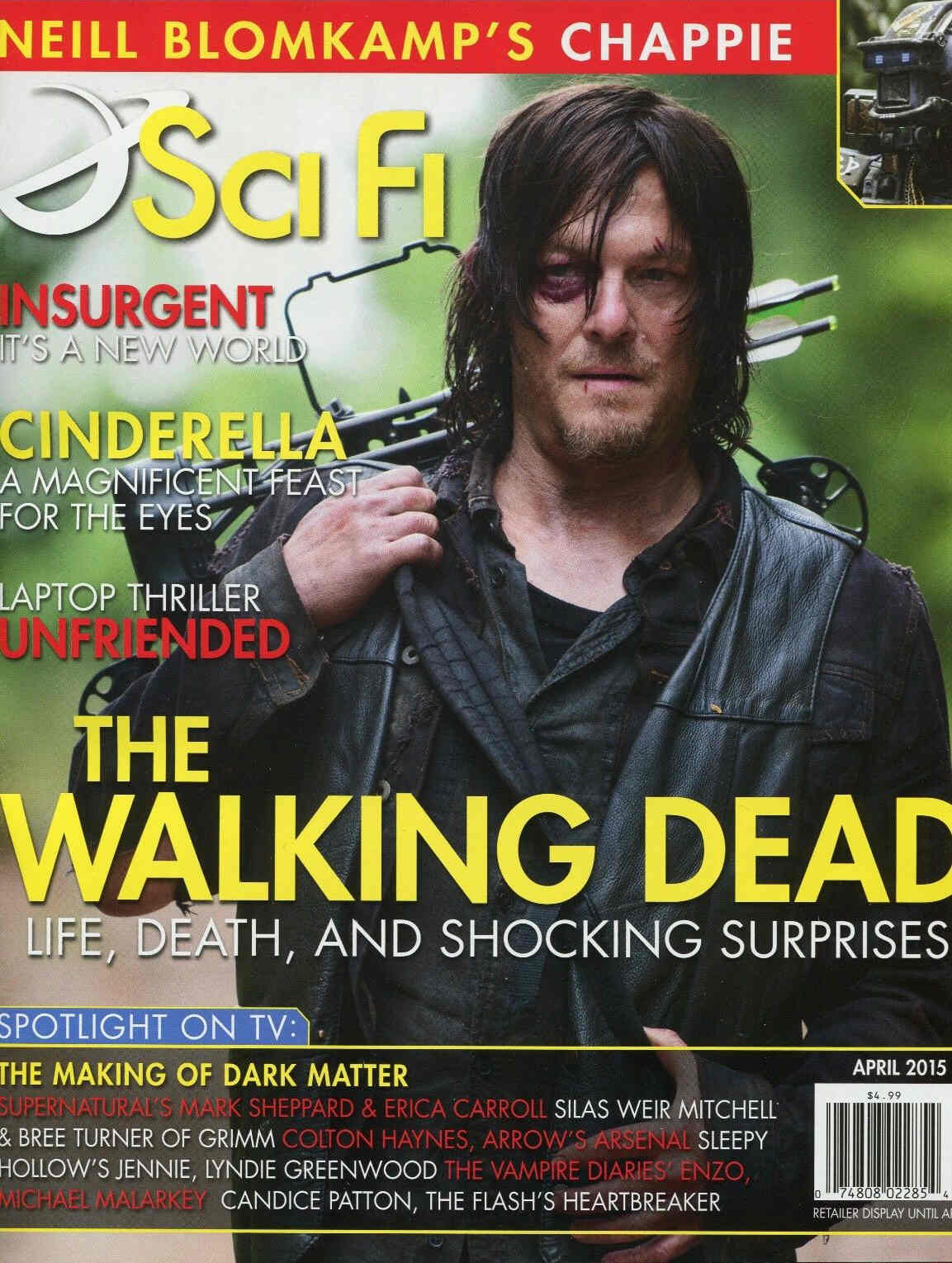 SCI FI magazine side cover April 2015