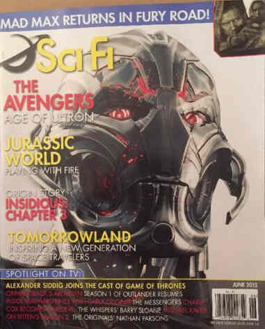 SCI FI magazine side cover June 2015