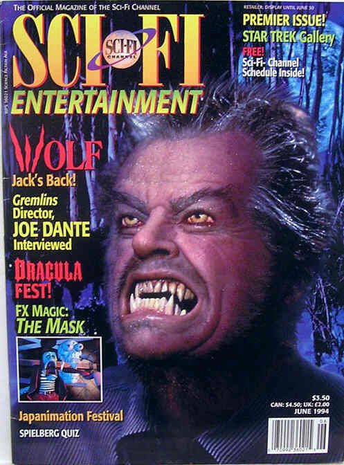 SCI FI magazine side cover June 1994