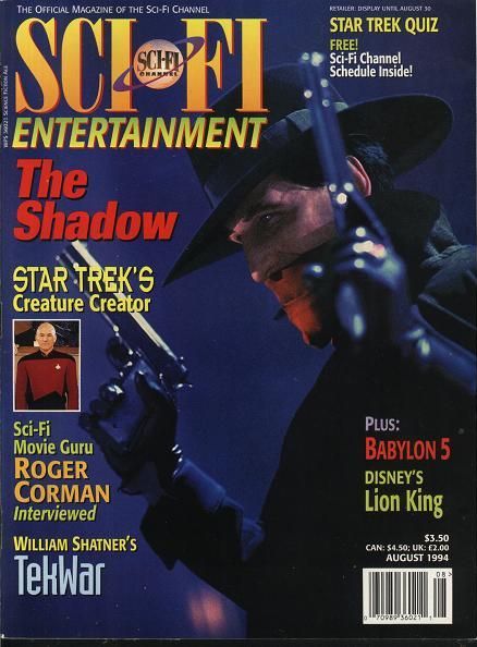 SCI FI magazine side cover August 1994