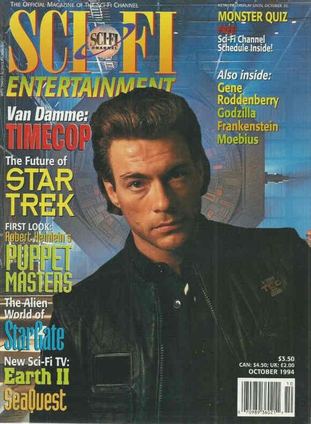 SCI FI magazine side cover October 1994
