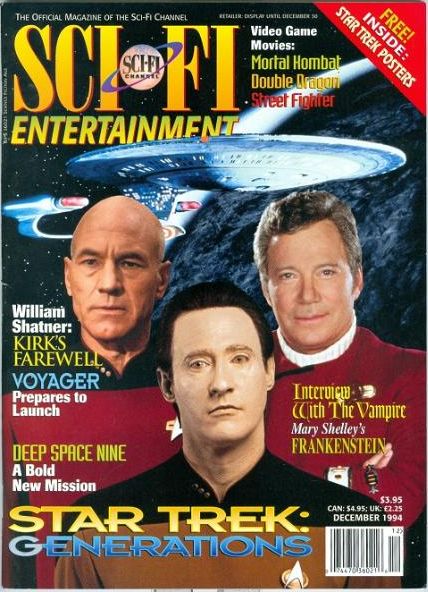 SCI FI magazine side cover December 1994