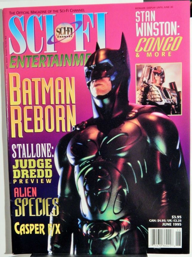 SCI FI magazine side cover June 1995