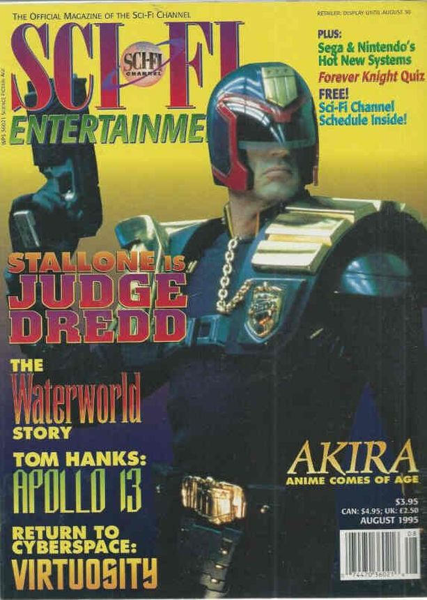 SCI FI magazine side cover August 1995