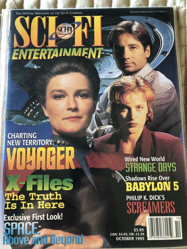 SCI FI magazine side cover October 1995