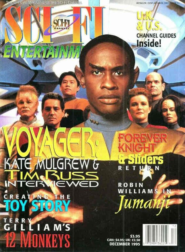 SCI FI magazine side cover December 1995