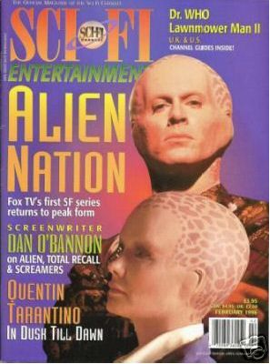 SCI FI magazine side cover February 1996