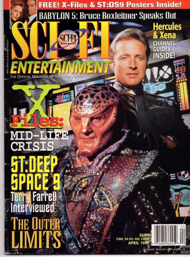 SCI FI magazine side cover April 1996