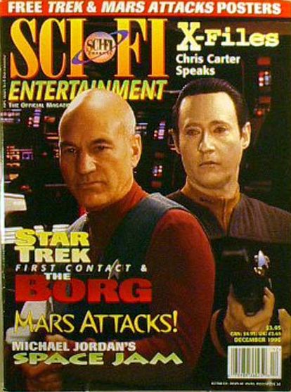 SCI FI magazine side cover December 1996