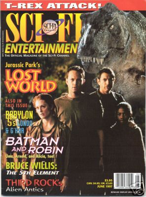 SCI FI magazine side cover June 1997