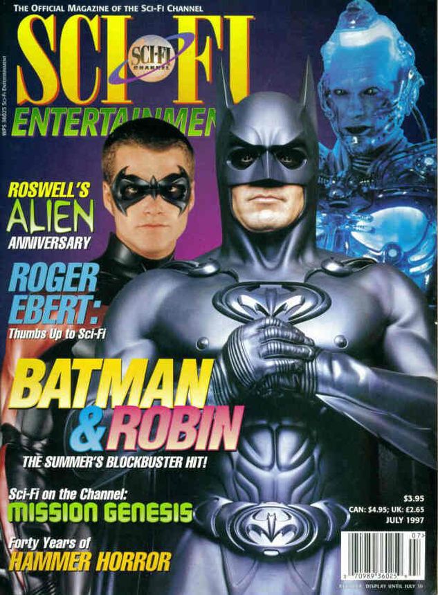 SCI FI magazine side cover July 1997