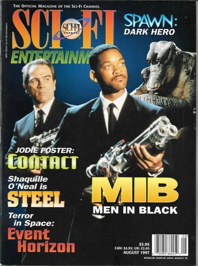 SCI FI magazine side cover August 1997