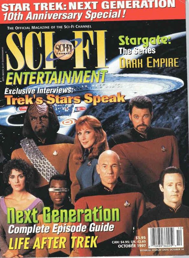 SCI FI magazine side cover October 1997