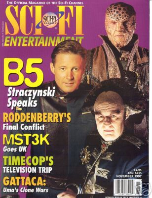 SCI FI magazine side cover November 1997