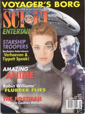 SCI FI magazine side cover January 1998