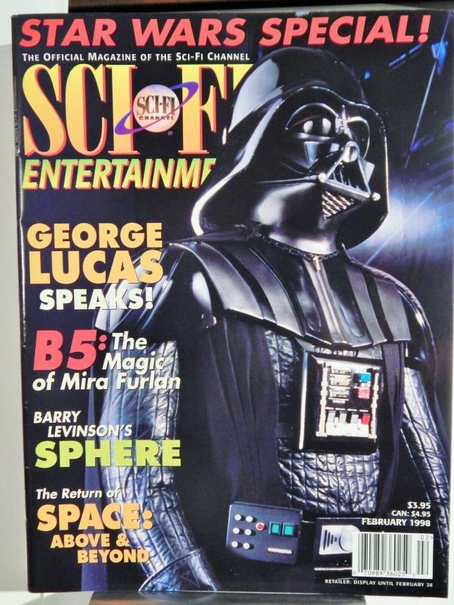 SCI FI magazine side cover February 1998