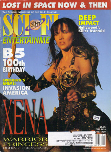 SCI FI magazine side cover June 1998