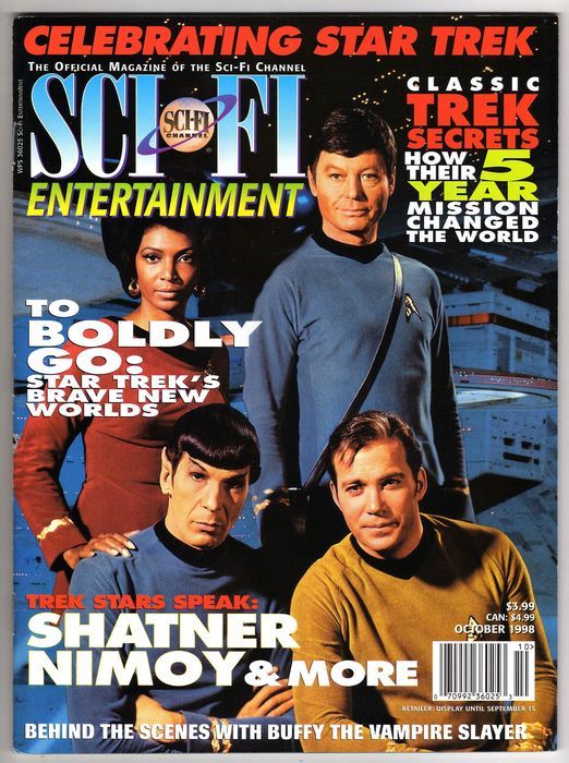 SCI FI magazine side cover October 1998