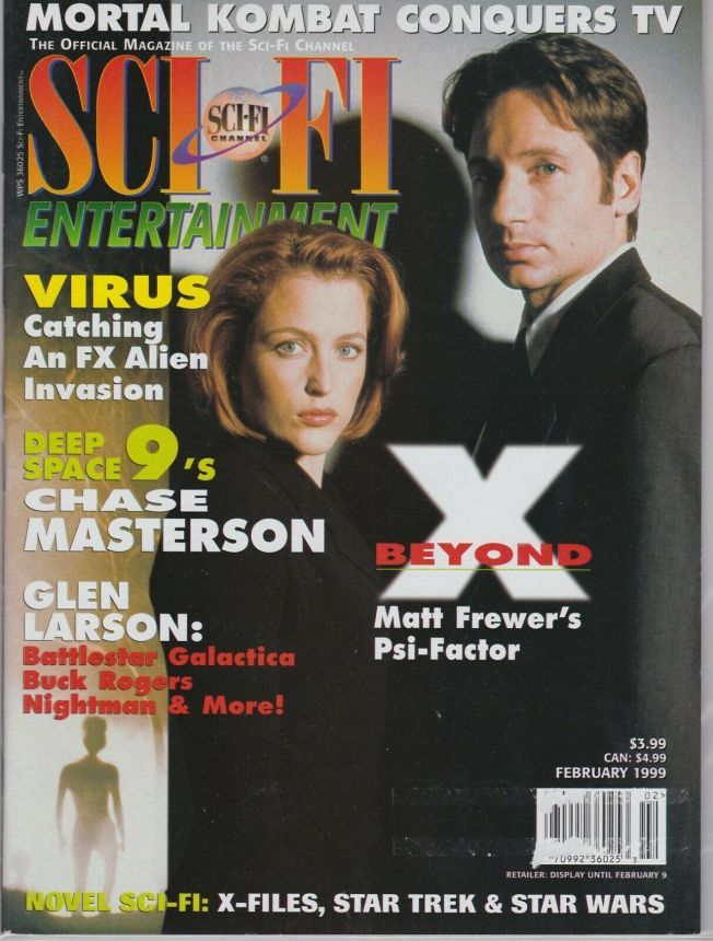 SCI FI magazine side cover February 1999
