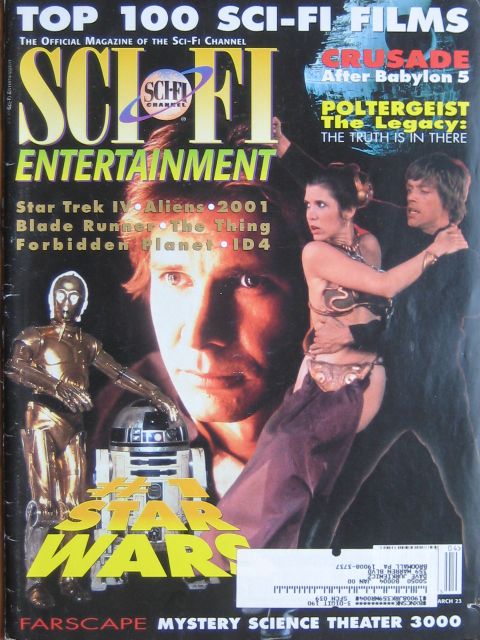 SCI FI magazine side cover April 1999