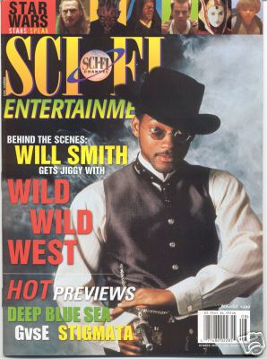 SCI FI magazine side cover August 1999