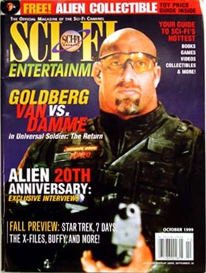 SCI FI magazine side cover October 1999