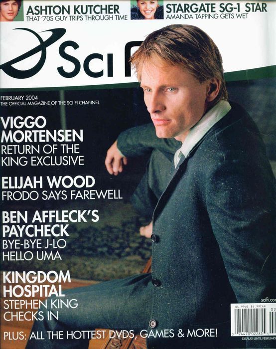 SCI FI magazine side cover  February 2004