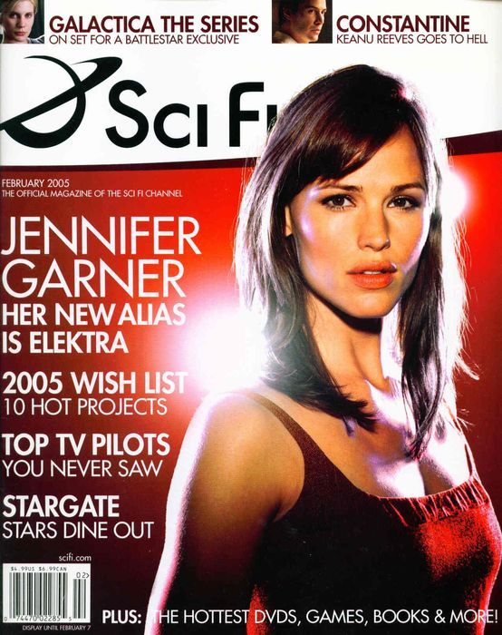 SCI FI magazine side cover  February 2005