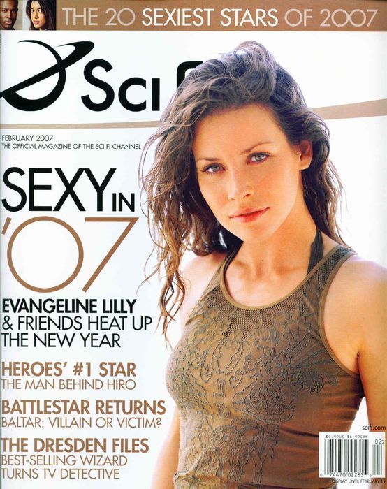 SCI FI magazine side cover  February 2007
