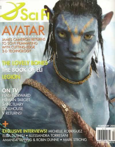 SCI FI magazine side cover  February 2010