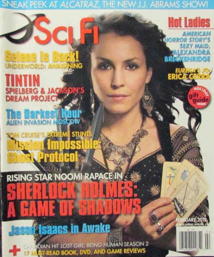 SCI FI magazine side cover  February 2012