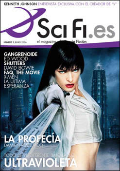 SCI-FI.es magazine side cover Issue 1 June 2006