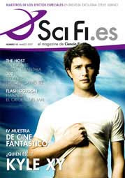 SCI-FI.es magazine side cover Issue 8 January 2007