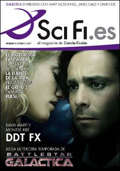 SCI-FI.es magazine side cover Issue 9 February 2007