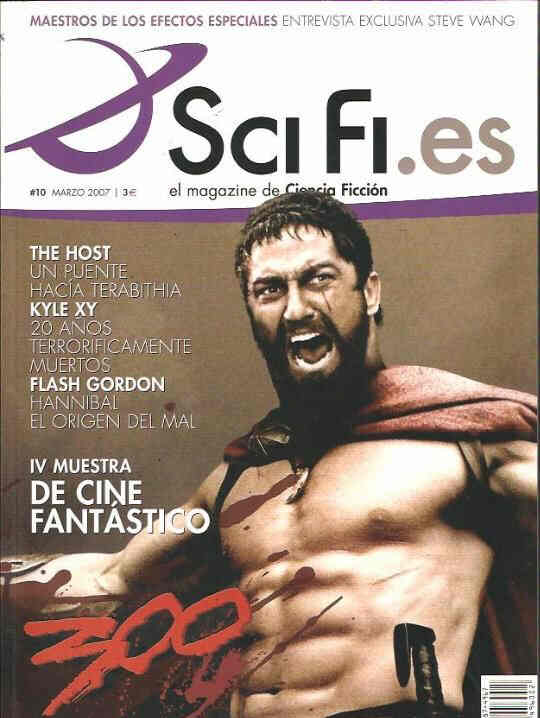 SCI-FI.es magazine side cover Issue 10 March 2007