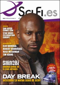 SCI-FI.es magazine side cover Issue 15 September 2007