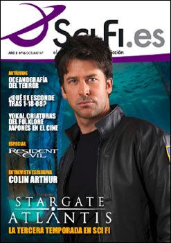 SCI-FI.es magazine side cover Issue 16 October 2007
