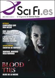 SCI-FI.es magazine side cover Issue 18 December 2007