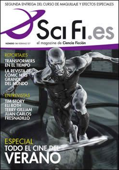 SCI-FI.es magazine side cover Issue 14 Summer 2007